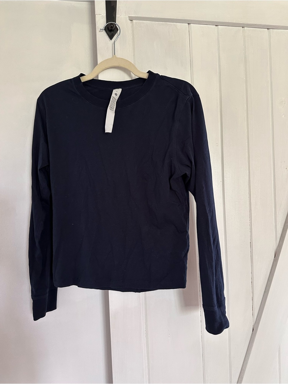 lululemon athletica Navy Long Sleeve Crew Tee